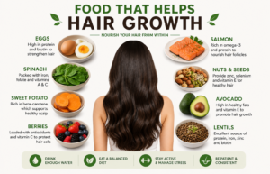 food that help haiir grow