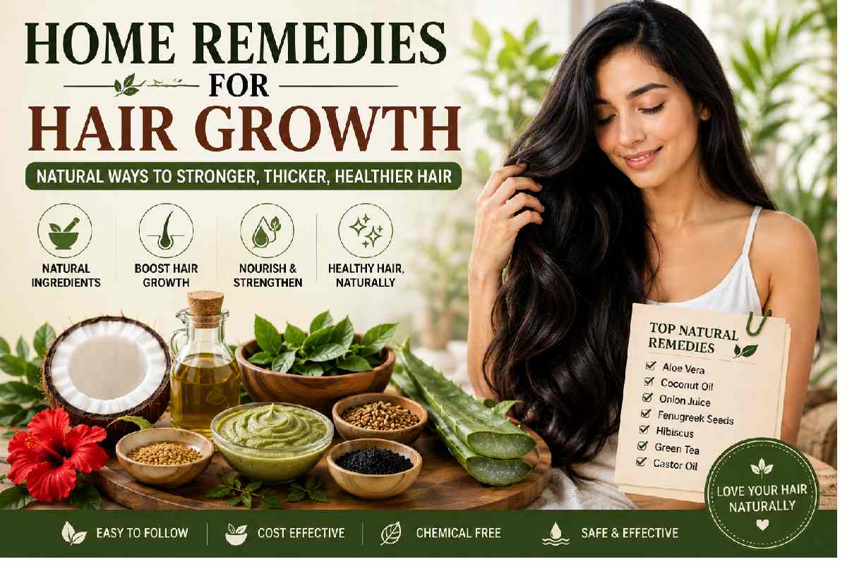Best Home Remedies for Hair Growth Naturally