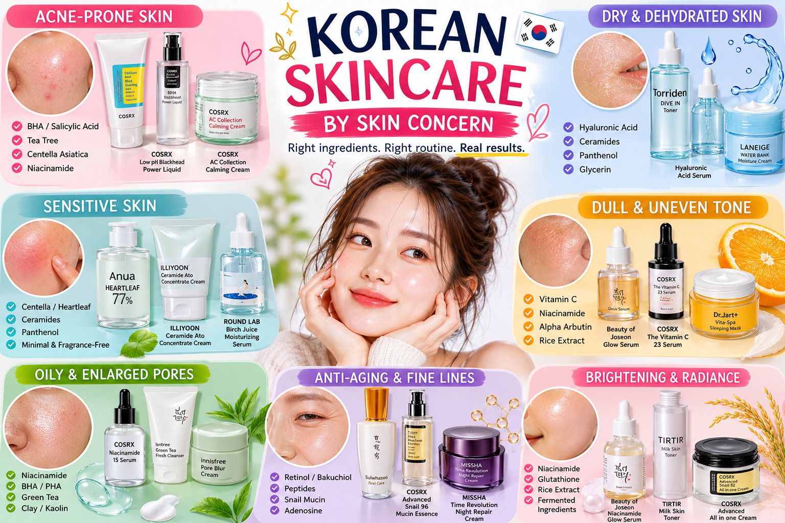 Korean Skincare by Skin Concern
