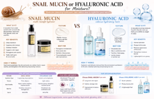 snail mucin v/s hyaluronic acid