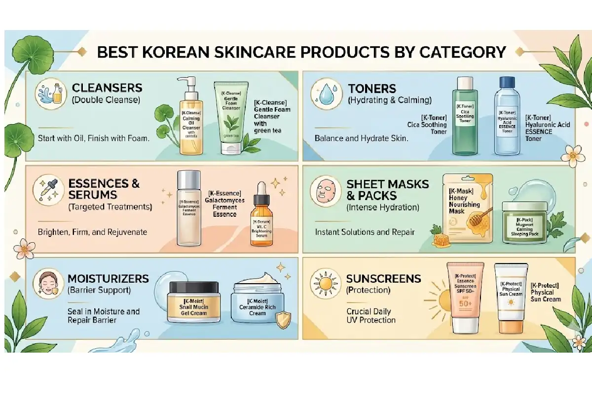 Best Korean Skincare Products by Category