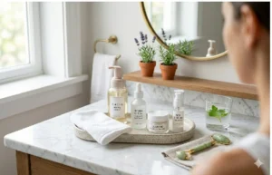 skin care setup