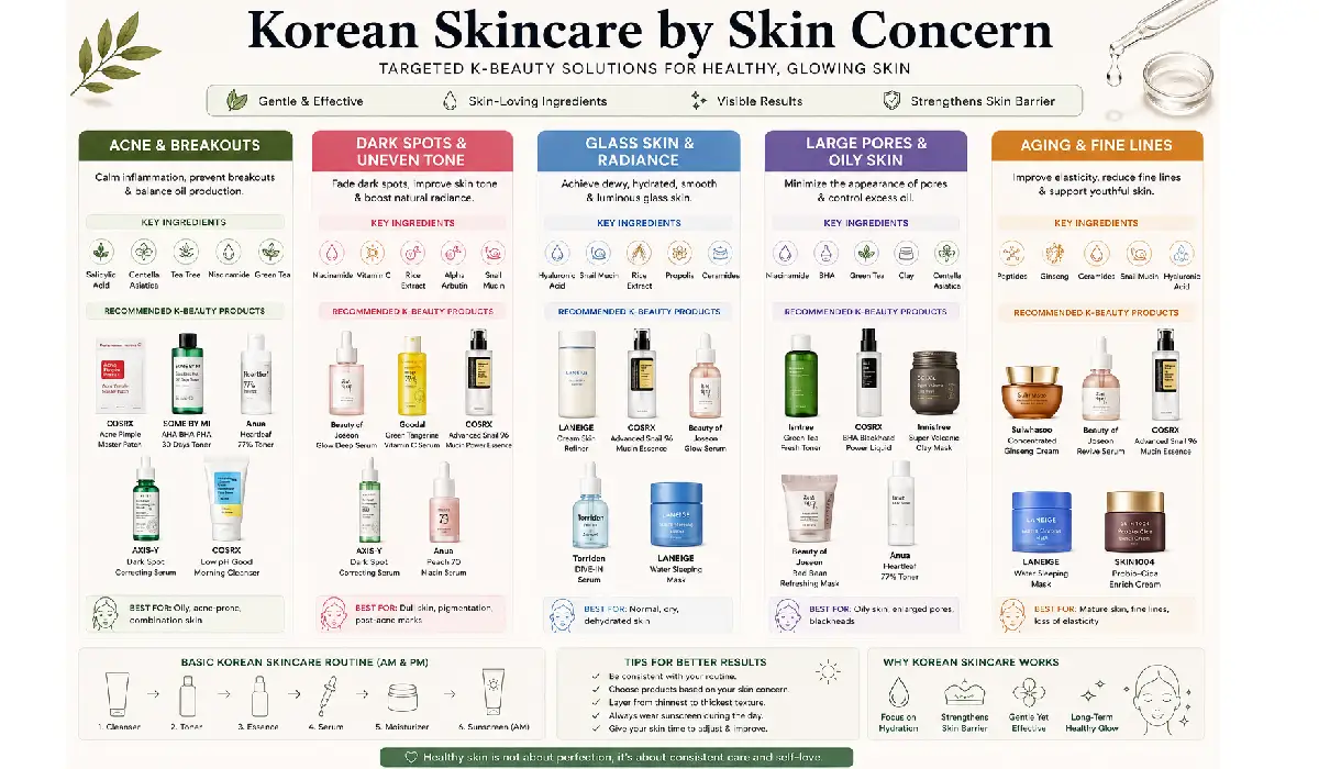 Korean Skincare by Skin Concern