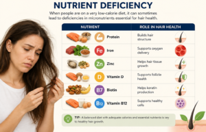 nutrient deficiency effects on hair health