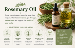 rosemary oil benefits for hair and scalp