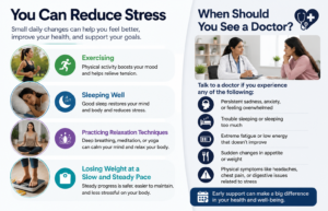 stress reduction tips and doctor advice