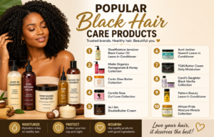 Popular black hair care products