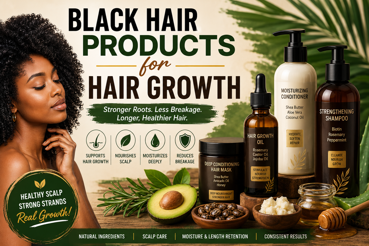 Black Hair Products for Hair Growth
