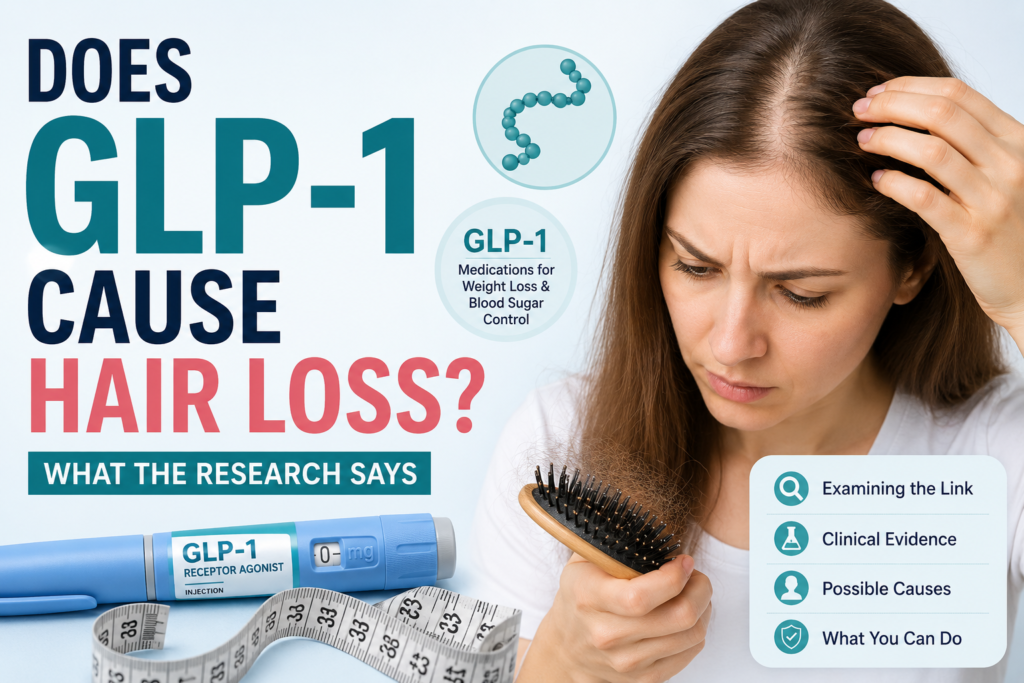 does glp1 cause hair loss