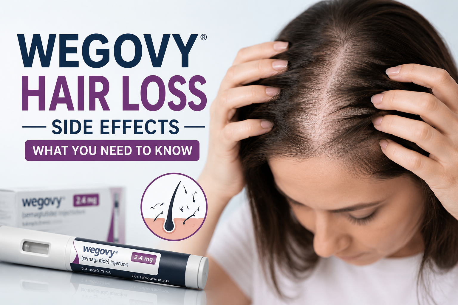 Wegovy Hair Loss Side Effects: Causes, Timeline, Prevention & Recovery (2026 Guide)