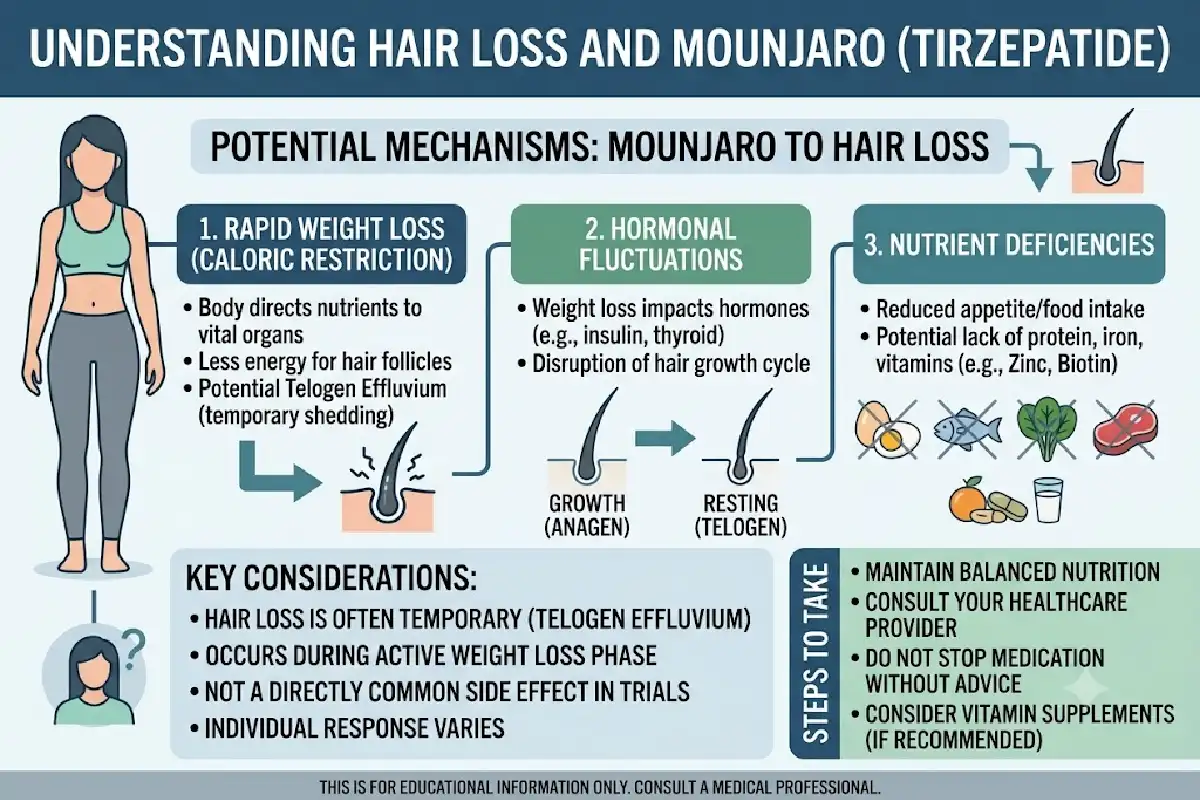 Mounjaro Hair Loss: Does Mounjaro Cause Hair Shedding (2026 Guide)