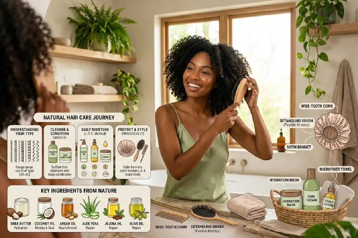 Natural Hair Care: Complete Guide to Healthy, Strong, and Beautiful Hair Naturally