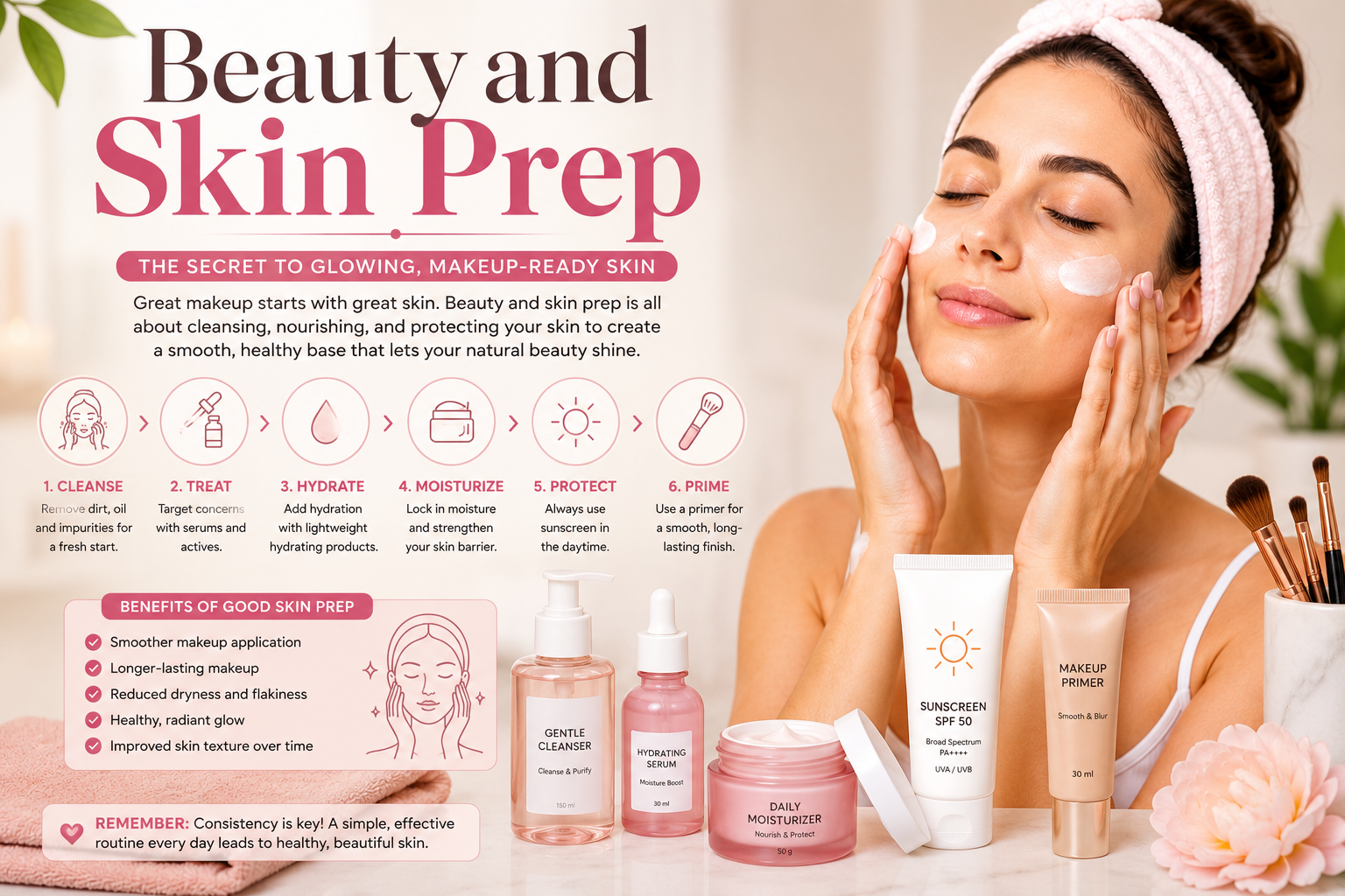 Beauty and Skin Prep: A Complete Guide to Healthy, Smooth, Makeup-Ready Skin
