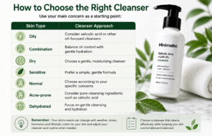 how to choose right cleanser
