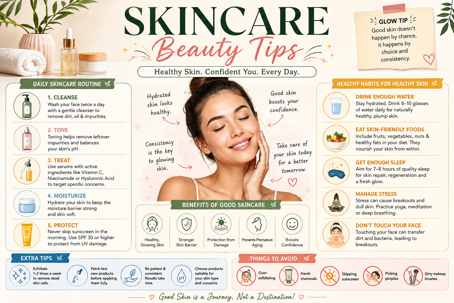 Skincare Beauty Tips: A Complete Guide to Healthy, Glowing Skin Naturally