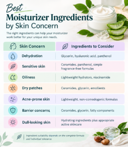 moisturizer ingredients