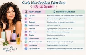 hair product selection
