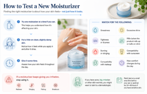 how to test moisturizer