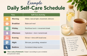 self care schedule 