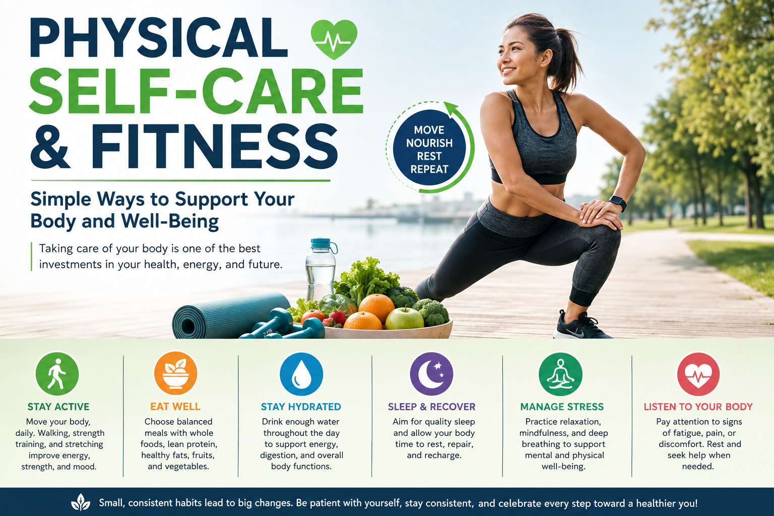 Physical Self-Care & Fitness: Simple Ways to Support Your Body and Well-Being