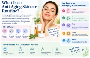 what is skincare antiaging routin