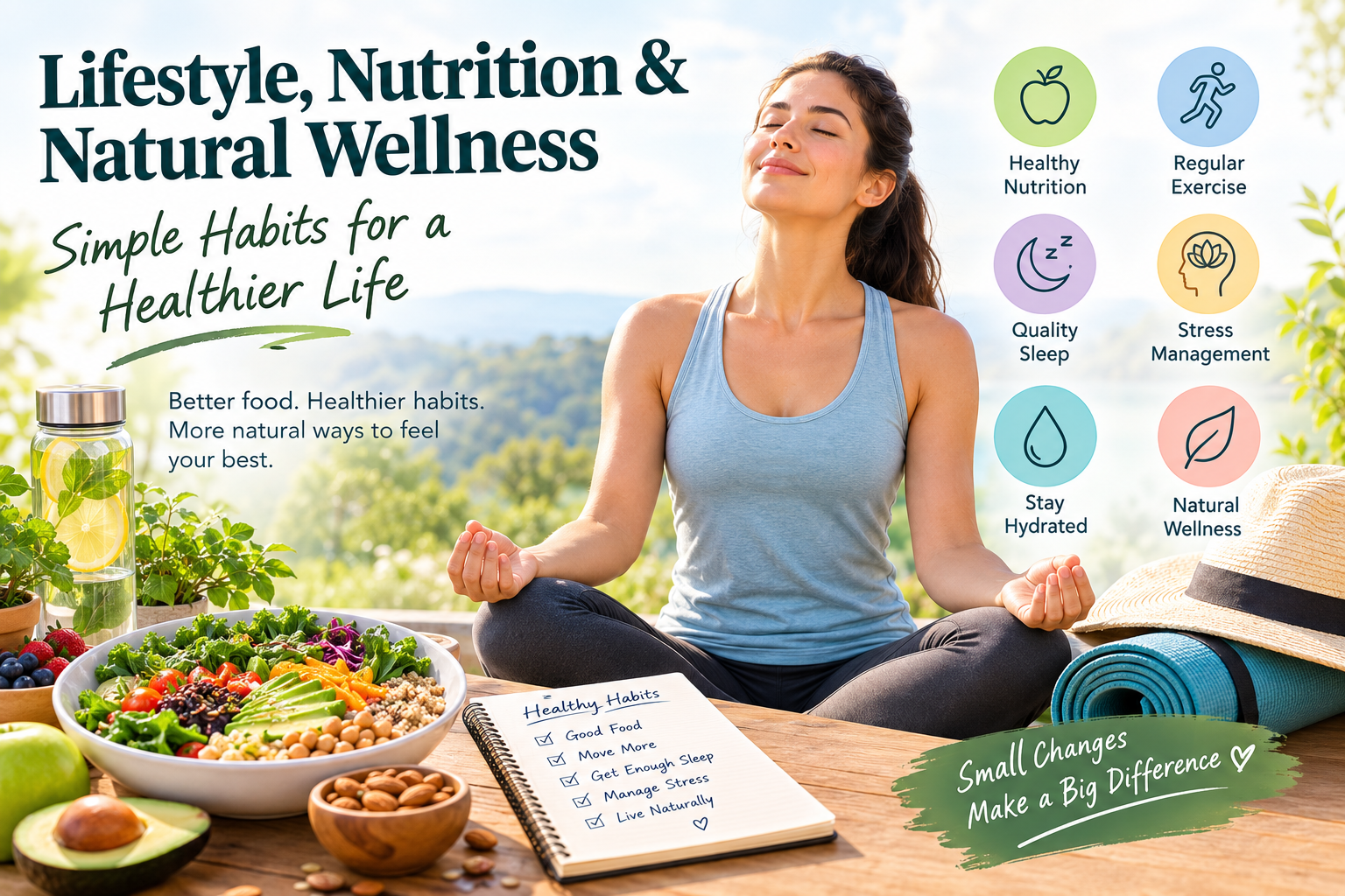 Lifestyle, Nutrition & Natural Wellness: Simple Habits for a Healthier Life