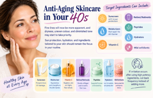 skincare in 40s