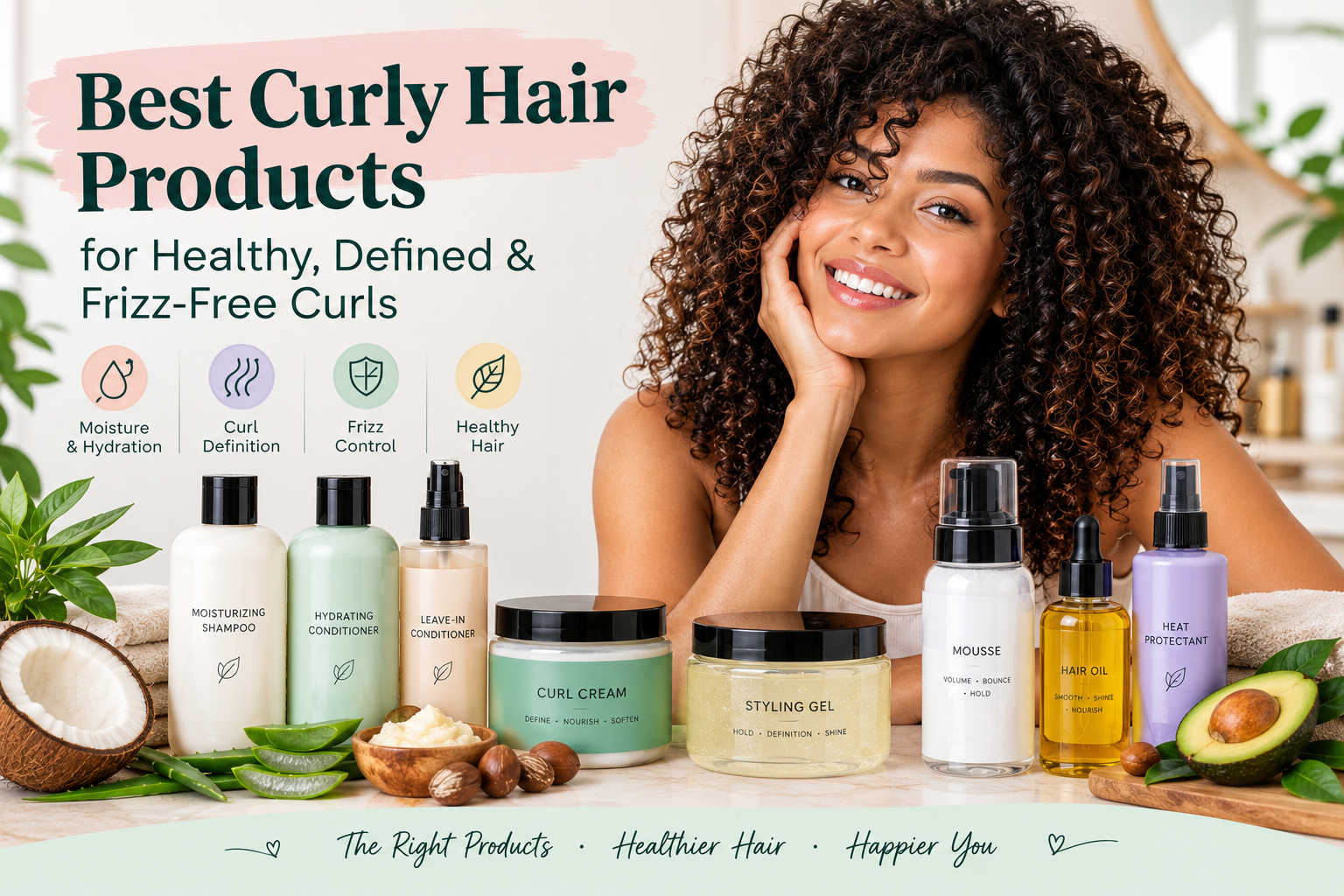Best Curly Hair Products: The Ultimate Guide to Healthy, Defined & Frizz-Free Curls