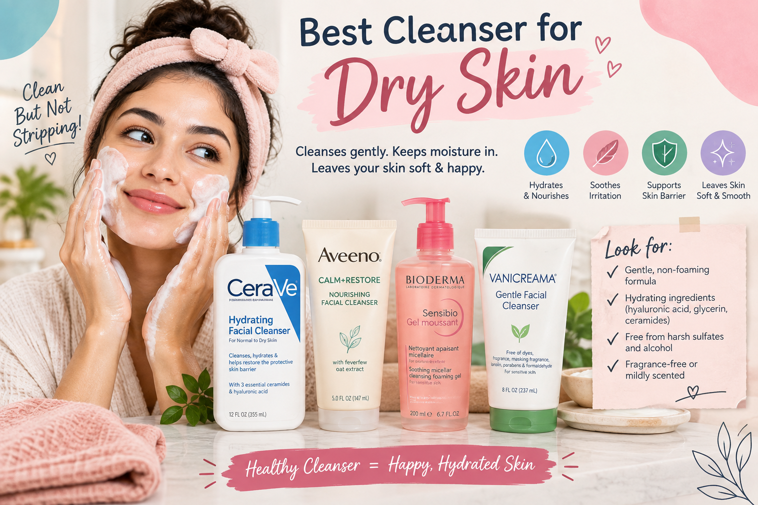 Best Cleanser for Dry Skin: The Ultimate Guide to Gentle, Hydrating Cleansing