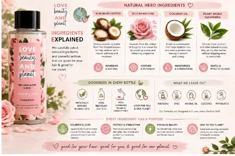 Love Beauty and Planet Ingredients