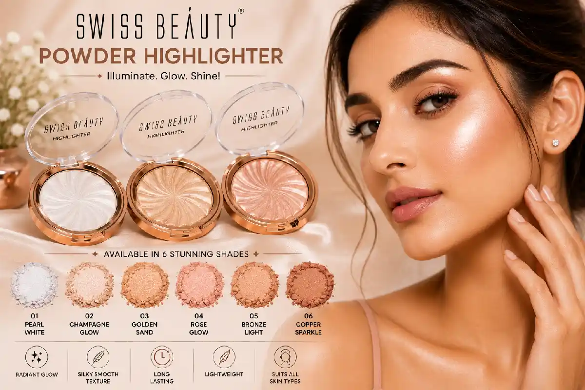 Swiss Beauty Powder Highlighter: Shades, Benefits & How to Apply