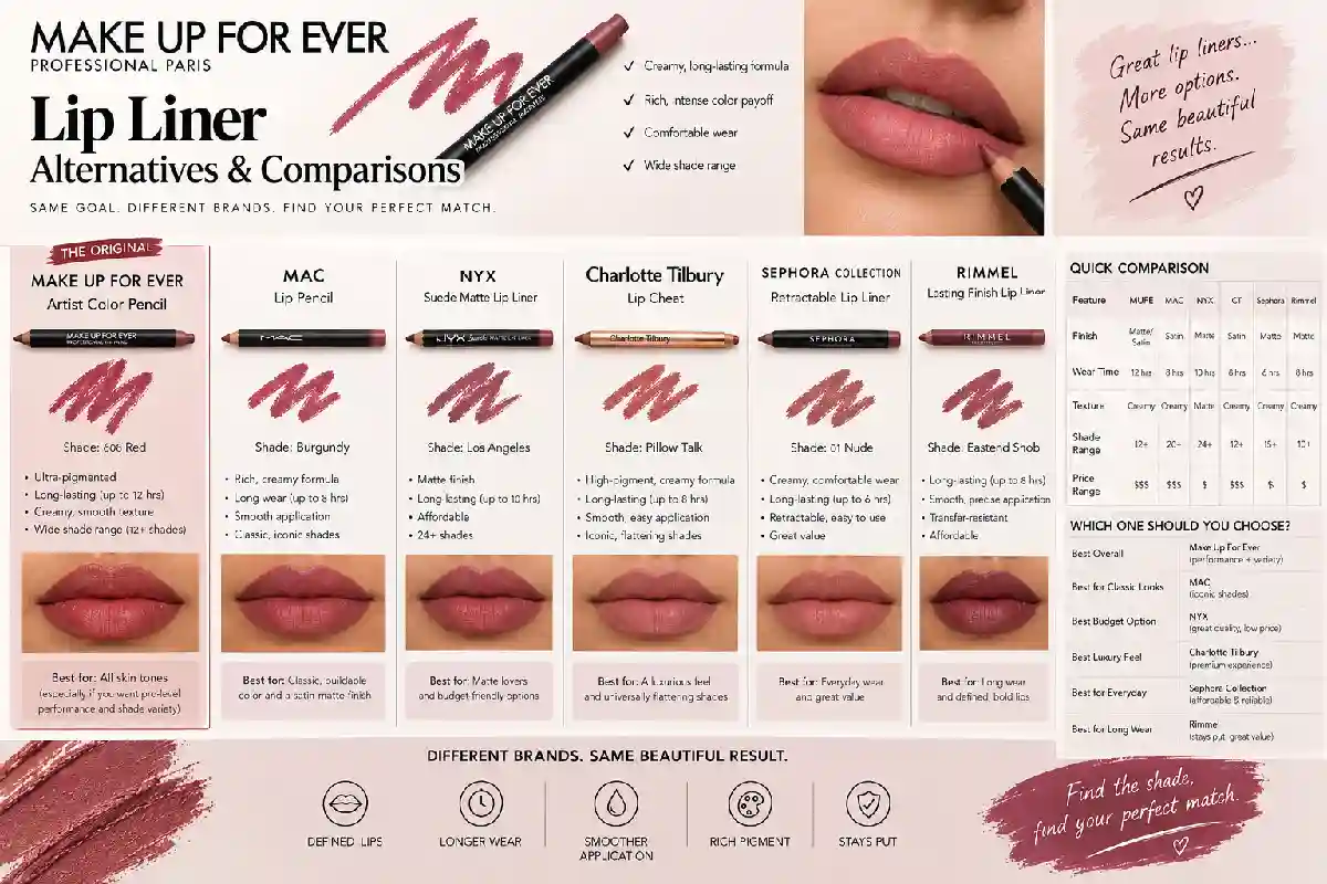 Make Up For Ever Lip Liner Alternatives & Comparisons