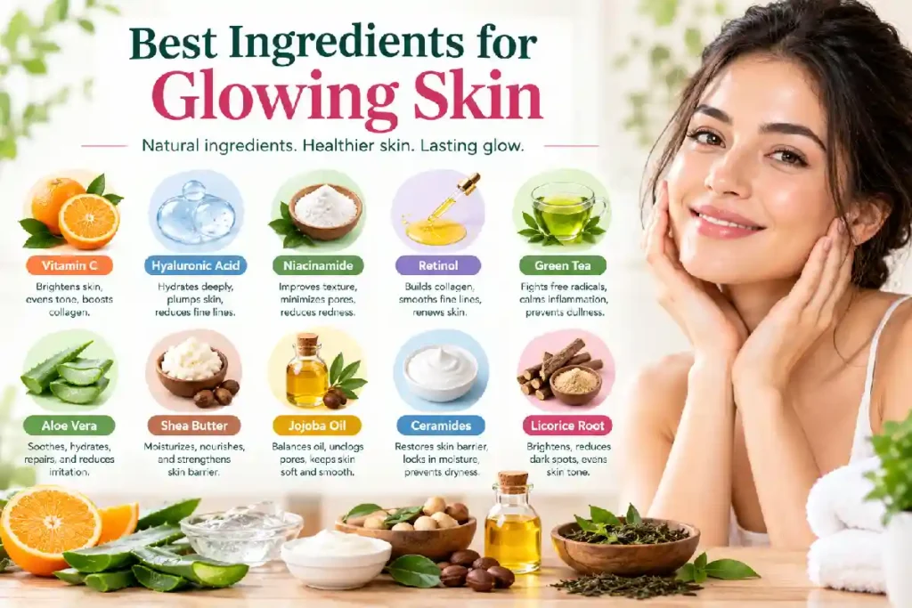 bes ingredients glowing skin