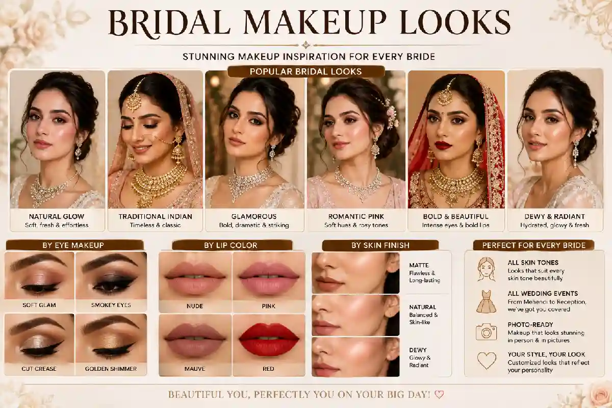 Bridal Makeup Looks: Beautiful Ideas for Every Bride