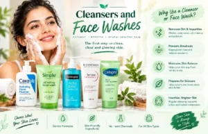 cleansers and face washes