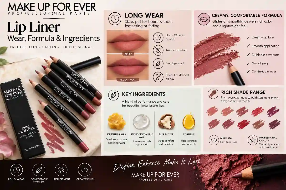 Make Up For Ever Lip Liner: Wear, Formula & Ingredients