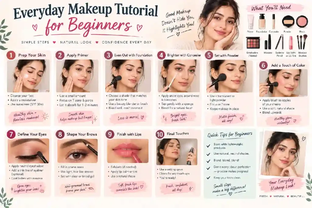 makeup tutorial beginners