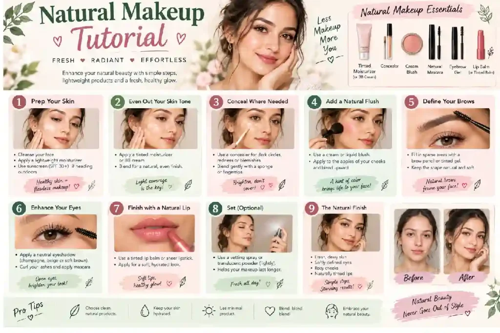 natural makeup tutorial