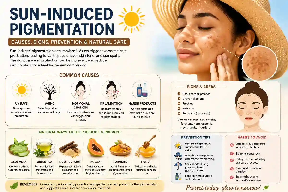 Home Remedies for Sun-Induced Pigmentation: Natural Ways to Protect and Brighten Your Skin