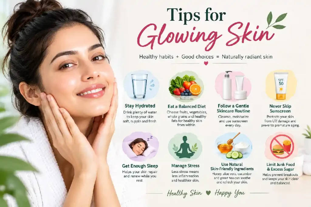 tips for glowing skin