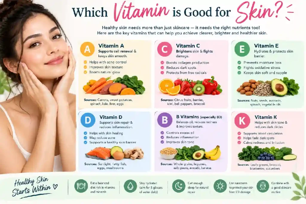 vitamin is good for skin