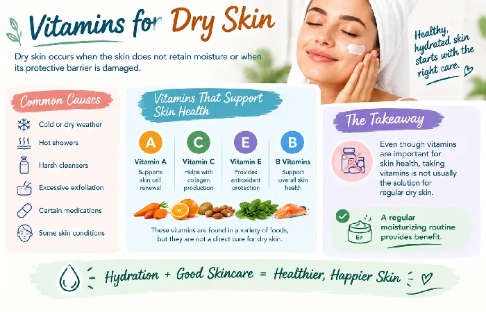 vitamins dry skin
